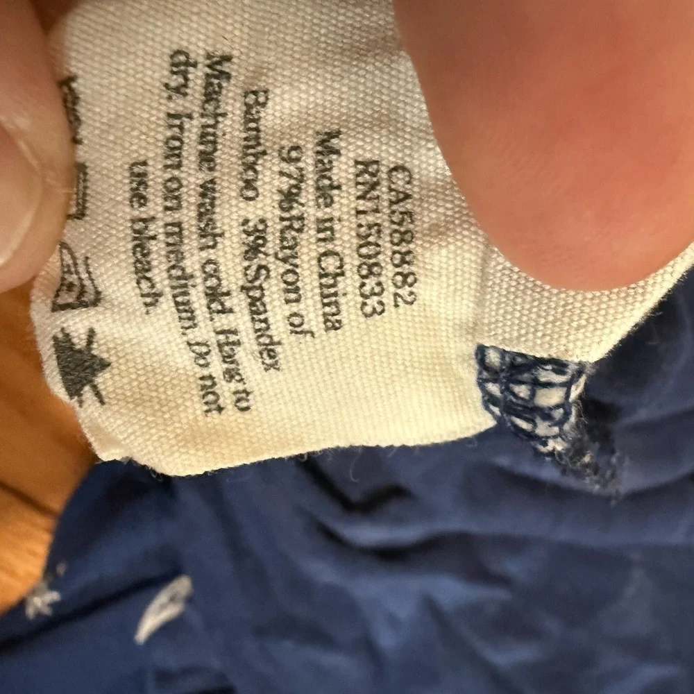 Kyte Baby Ravenclaw Harry Potter Blue Bamboo Crib Sheet